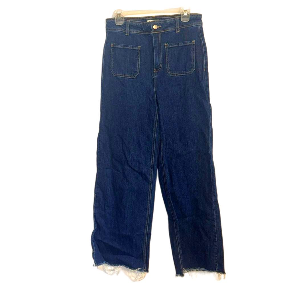 Oat New York ladies straight flare darkβ denim jeans size 29 spring prep